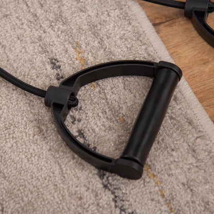 Multifunction Bench 2 in 1 with Adjustable Incline, Padded Bench for Abs and Weights with Elastic Cords for Home and Gym, Black