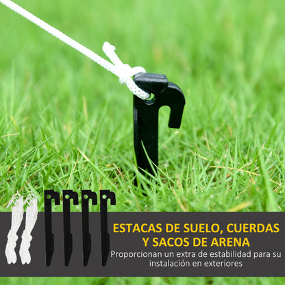 Inflatable Santa Claus with Gift Bag Coming out of a Chimney Christmas Inflatable Decoration with LED Lights for Outdoor Red