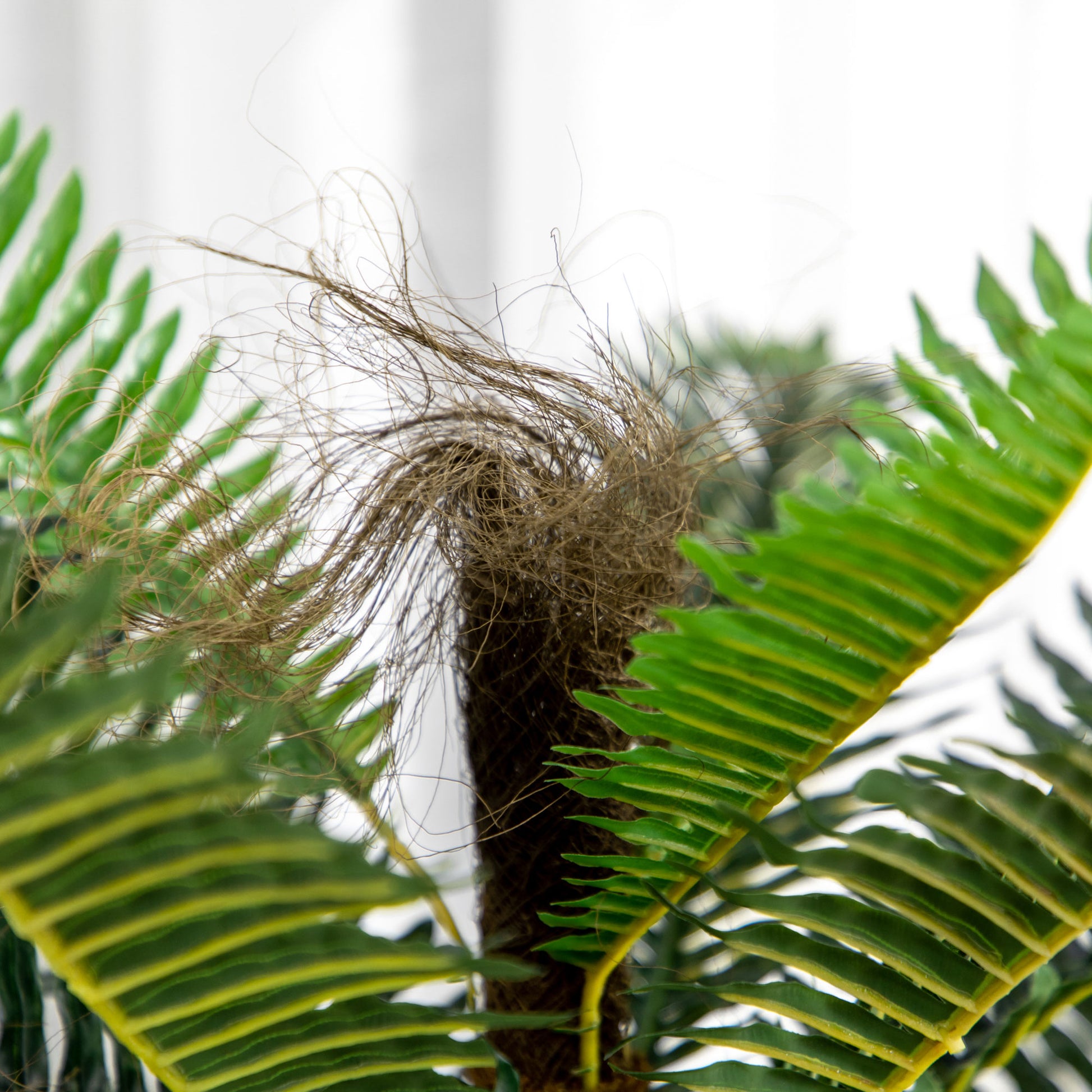 Artificial Palm Tree Plant 85 cm with 18 Large Realistic Leaves Pot Included