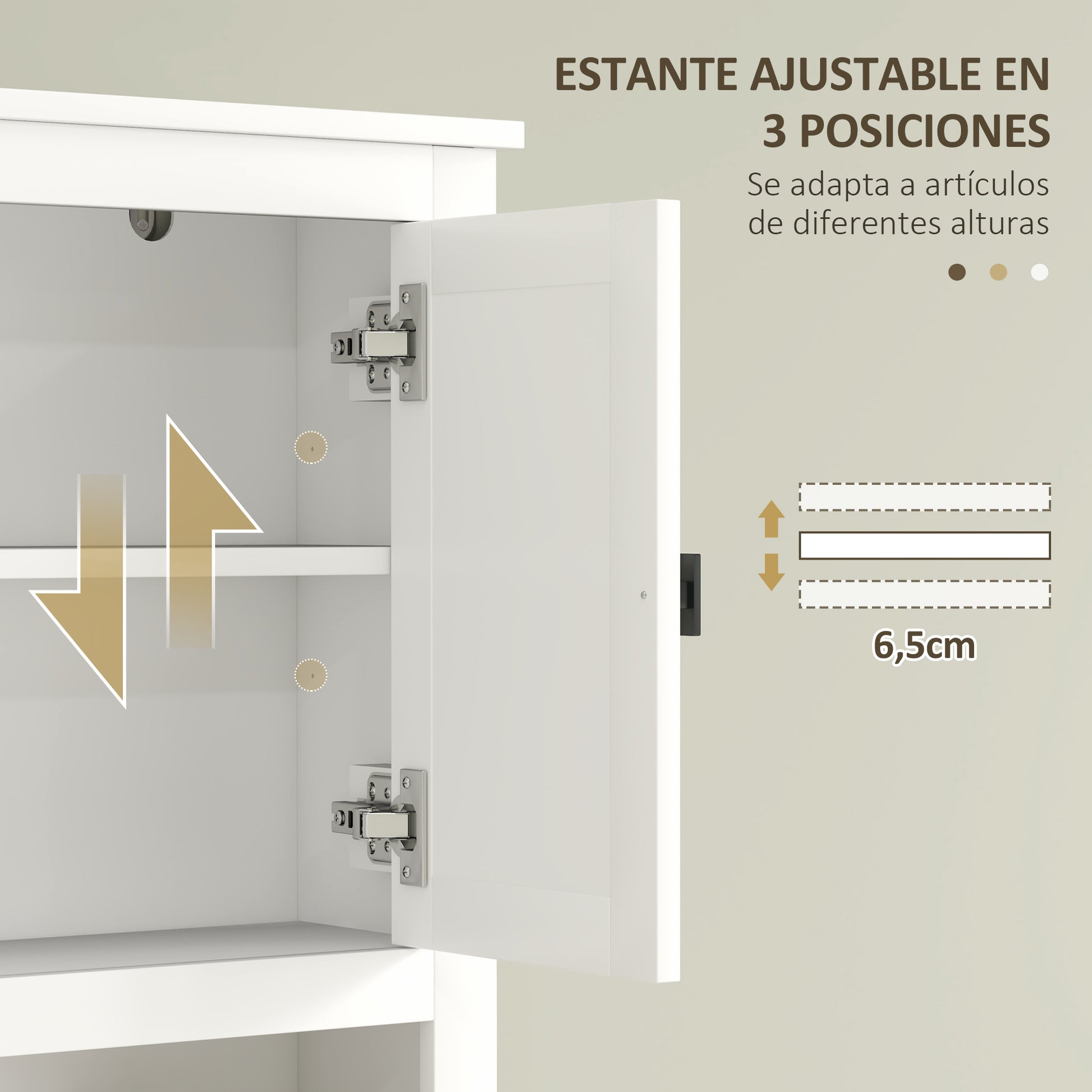 Narrow Over-The-Toilet Cabinet Over The Toilet Storage Cabinet with 2 Rattan Front Doors Open Compartment and Adjustable Shelf Bathroom Cabinet 60x19.5x160 cm White