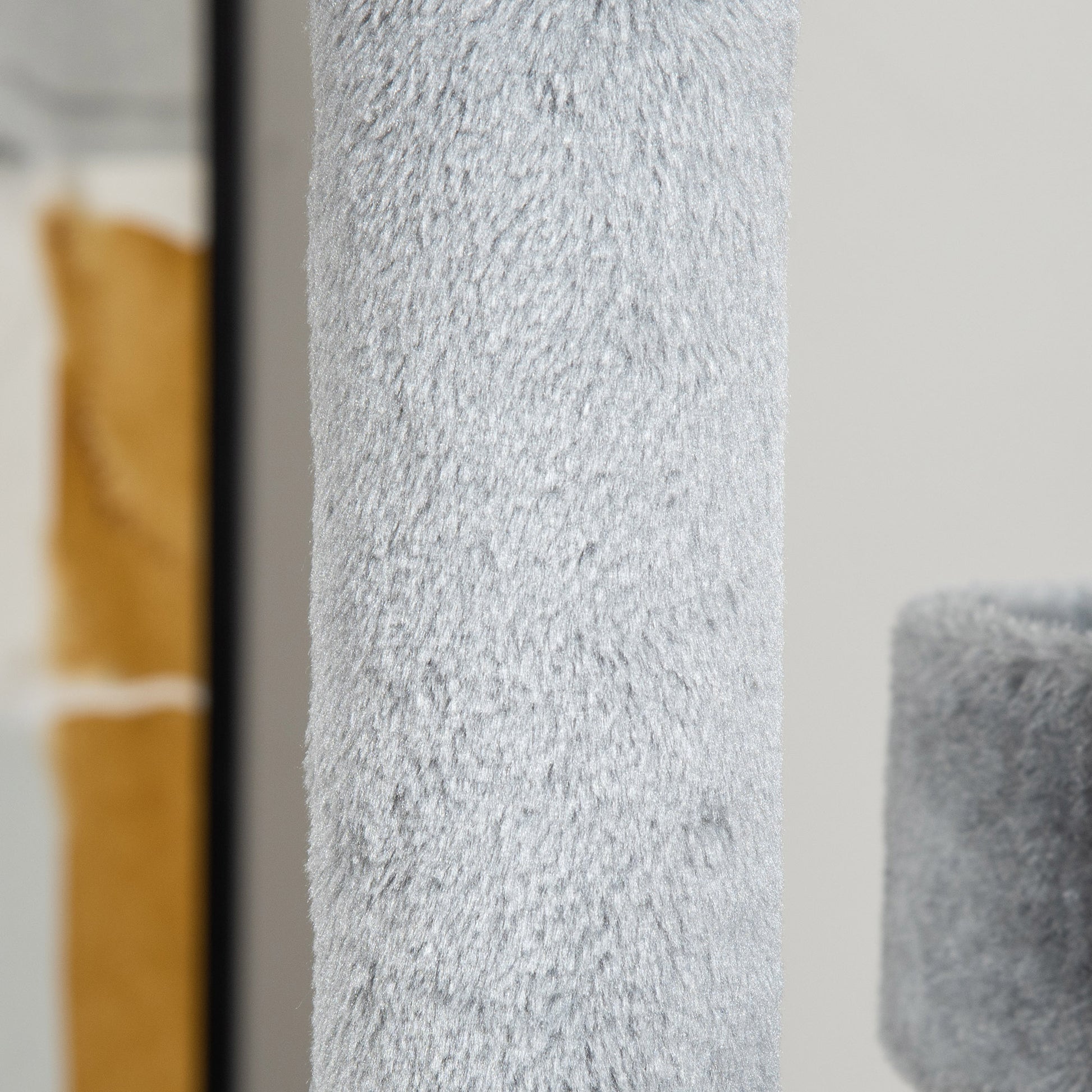 Cat Scratcher Tree 48x48x107 cm Cat Tower with Removable Felt Cave Hammock Plush Beds Multiple Platforms Sisal Posts and Toys Gray