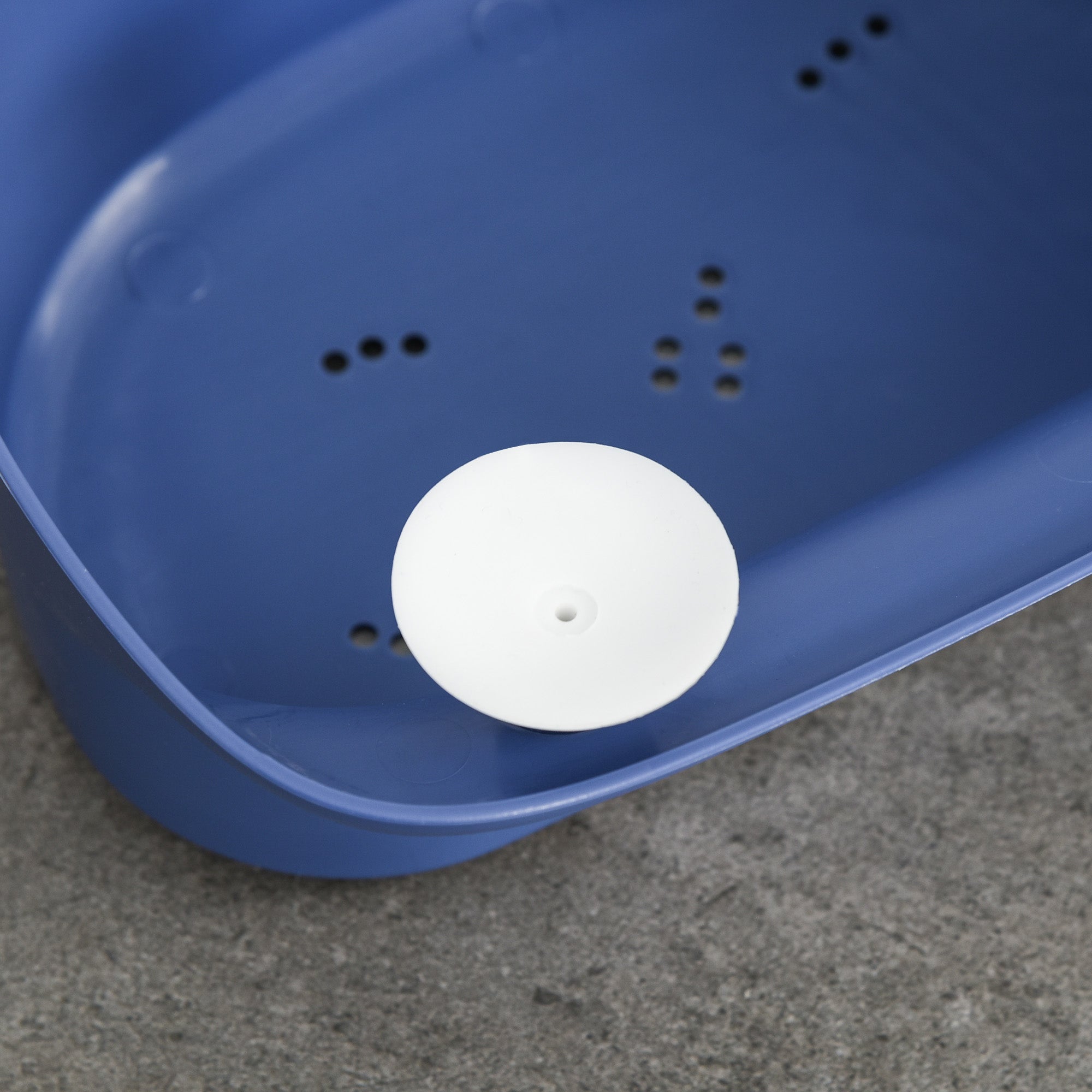 Foldable Baby Bathtub for 0-6 Years Capacity 105L 75.3x55.4x43 cm Portable Kids Bathtub with Non-Slip Feet and Drain Hole Load 50 kg Yellow and Blue
