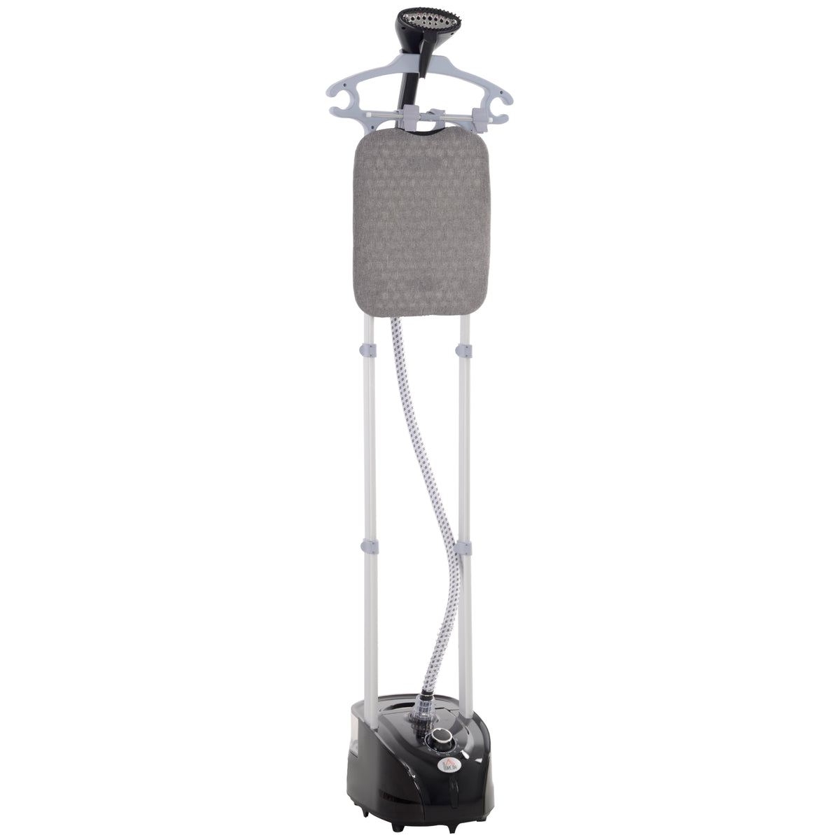 HOMCOM 1950W 2L Vertikaldampfbügeleisen mit 11 einstellbaren Temperaturstufen und teleskopischem Ständer für das Home Office - Schwarz
