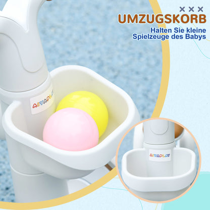 Kids Balance Bike from 1 Year Baby up to 20 kg Toddler Bike with TPU Wheels Basket Adjustable Seat Saddle Kids Balance Bike Gifts for Boys Girls Toys Green+White