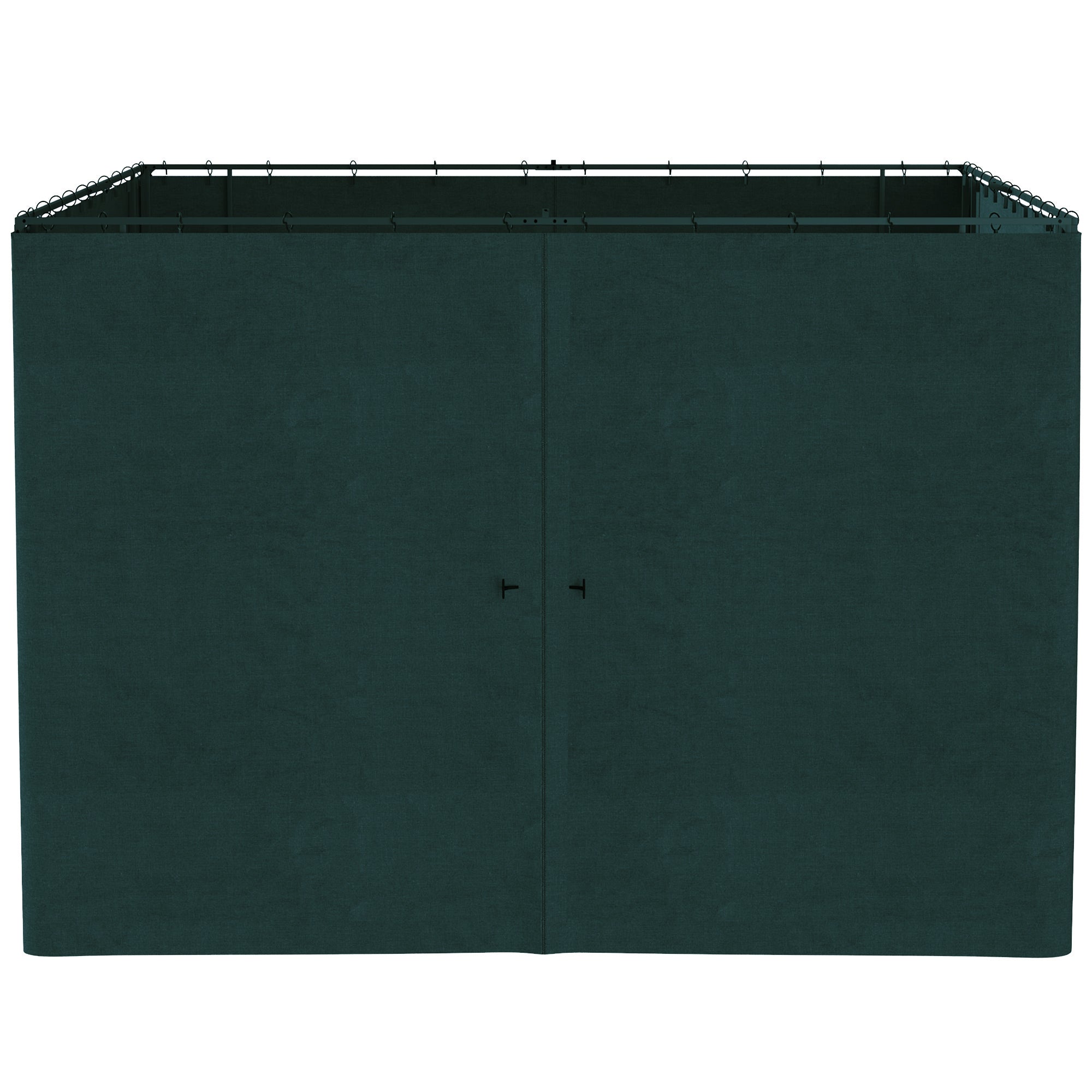 4 Side Panels for Garden Pavilion, Pavilion Hardness 300 x 300 cm, Protection from Rain Wind Sun Gray