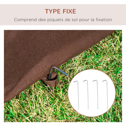 Pet Carrier Bag Foldable Dog Crate Breathable Pet Carrier with Removable Lamb Cushion 61 x 46 x 51 cm