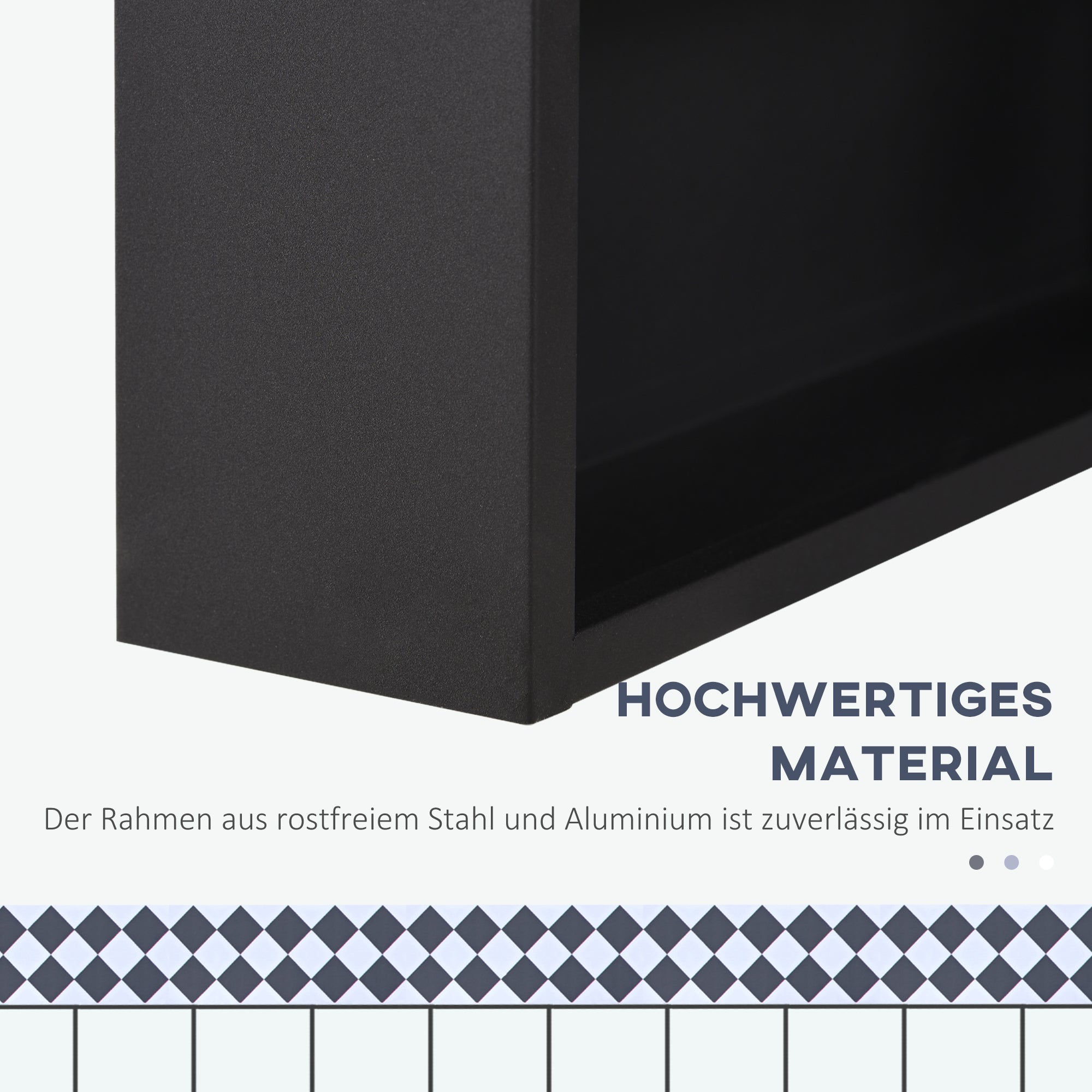 Bathroom Mirror Cabinet, Bathroom Cabinet with Mirror Door, Wall Cabinet Hanging Cabinet, Black, 40 x 15 x 60 cm