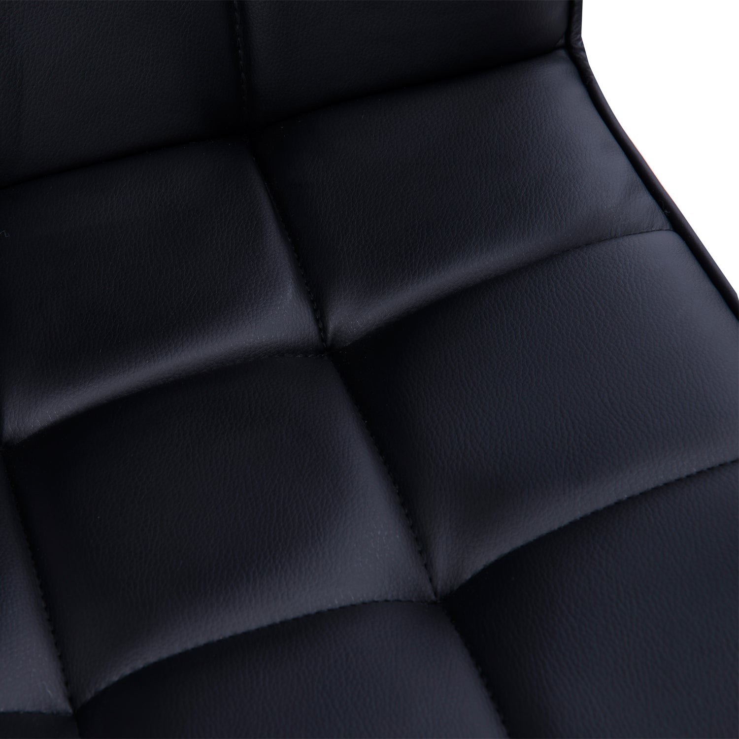 Office Chair Swivel Chair Cosmetics Stool Rolling Stool Work Stool Executive Chair Desk Chair Metal PU Black 52.5 x 54 x 84-99 cm