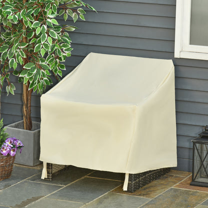 Protective Cover for Chairs Furniture Cover Waterproof Outdoor Garden Protection against Rain and Sun 68x87x77cm 600D Oxford Fabric