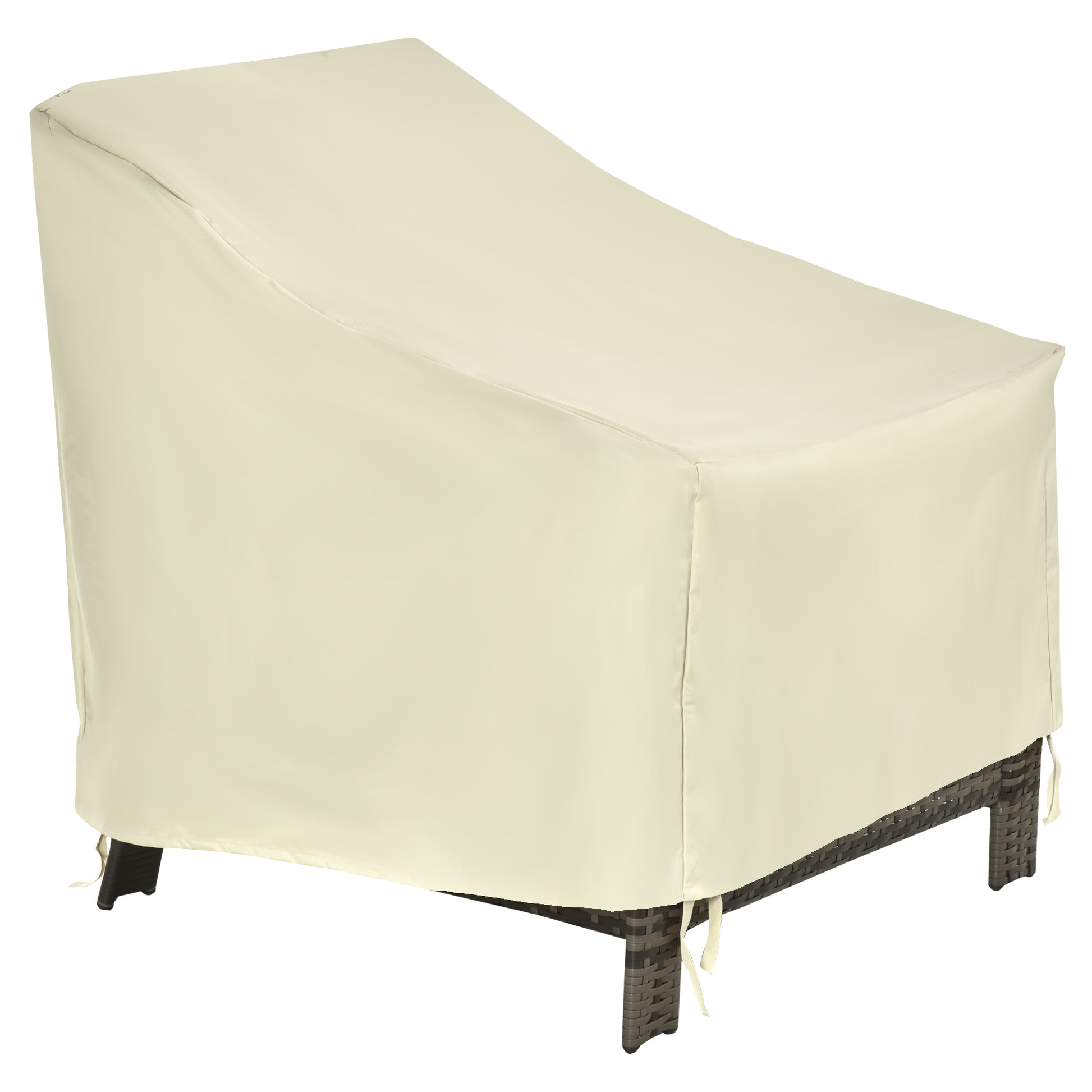 Protective Cover for Chairs Furniture Cover Waterproof Outdoor Garden Protection against Rain and Sun 68x87x77cm 600D Oxford Fabric