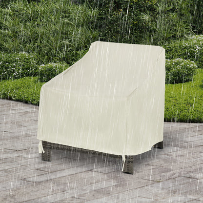 Protective Cover for Chairs Furniture Cover Waterproof Outdoor Garden Protection against Rain and Sun 68x87x77cm 600D Oxford Fabric