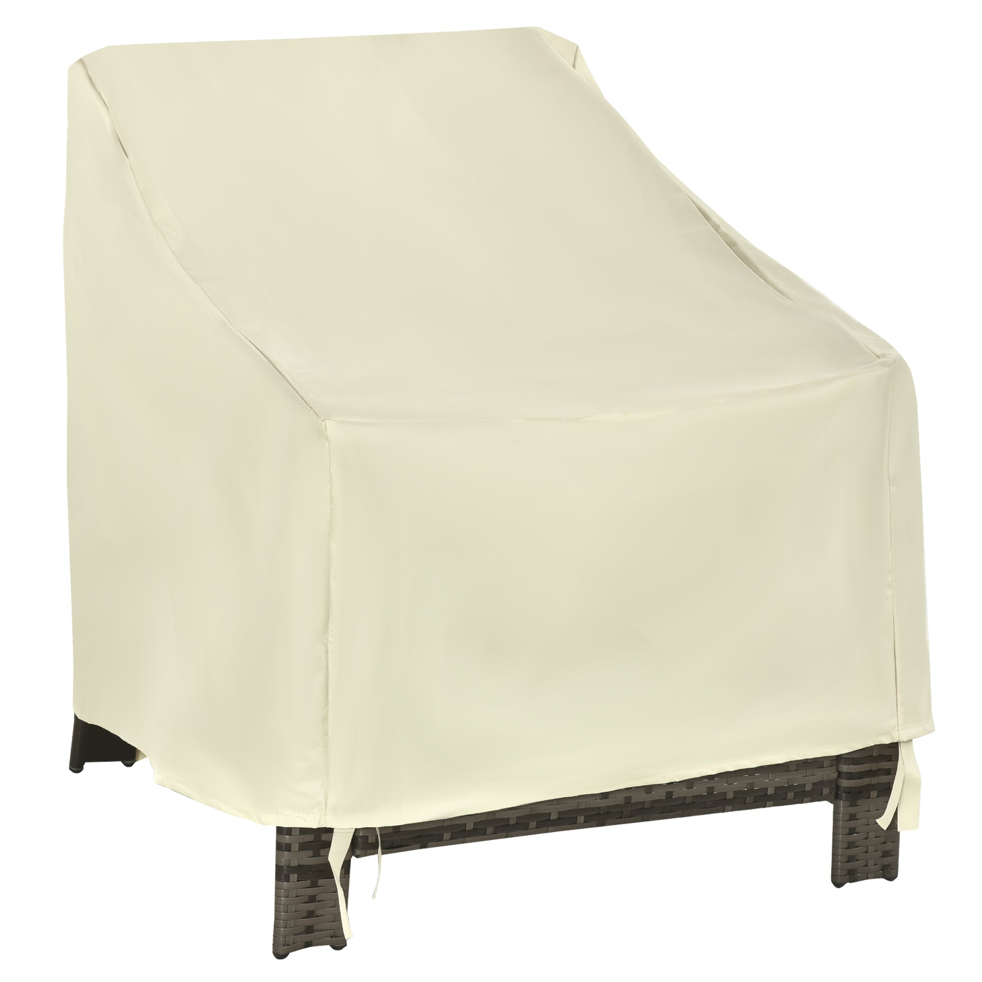 Protective Cover for Chairs Furniture Cover Waterproof Outdoor Garden Protection against Rain and Sun 68x87x77cm 600D Oxford Fabric