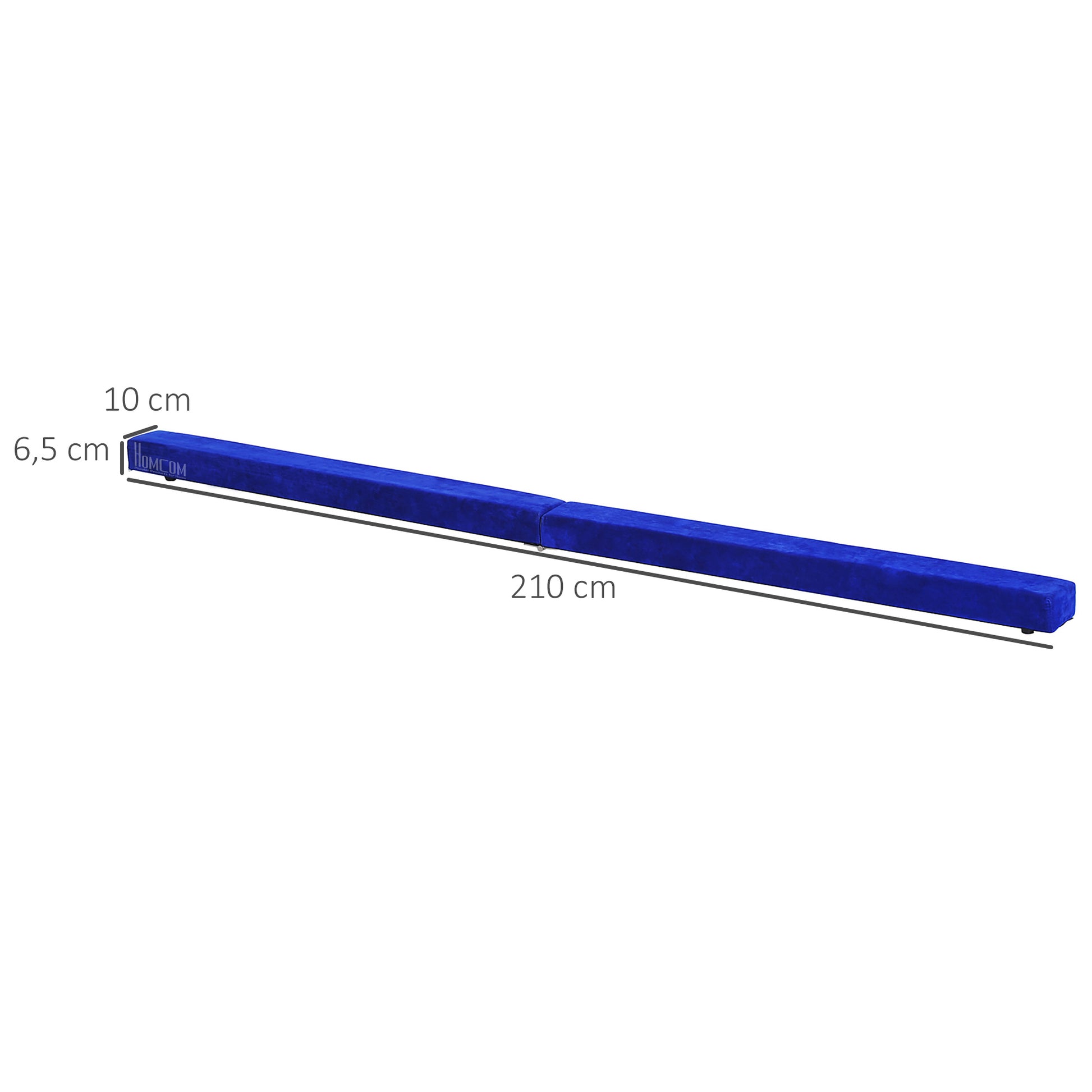 Balance Beam 210cm Foldable Gymnastics Balance Beam for Kids and Adults Gymnastics Beam, Training Equipment Balancing Beam for Home Fitness Training Gymnastics, Blue