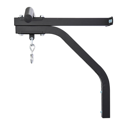 Punching Bag 2-in-1 Design Wall Mount Max Weight Capacity 130 kg Steel Punching Bag Holder with Mounting Screws Pull-Up Bar Punching Bag Hanger for Fitness Training