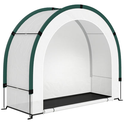Arched-Top Greenhouse, Foldable PE Tunnel Greenhouse, Winter-Resistant Walk-In Greenhouse for Balcony & Garden, 200 x 80 x 164 cm – for Tomatoes, Vegetables, Flowers, Plants