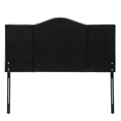Headboard for Bed Upholstered Headboard Bed Headboard in gray Poplar Velvet Fabric 185 x 8 x 134 cm