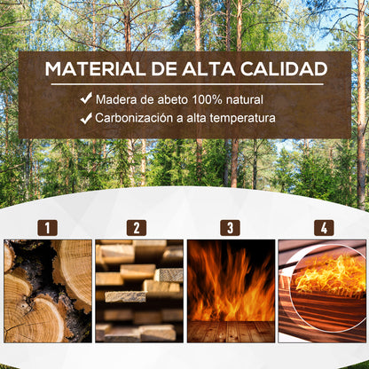 Wooden Planter Garden Flower Bed Rectangular Plant Pot with 4 Legs Urban Vegetable Garden for Growing Vegetables Flowers on Patio Balcony Terrace 70x35x30 cm Natural