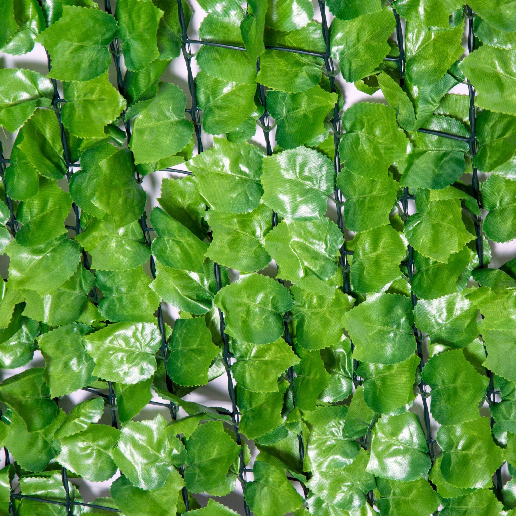 Artificial Hedge Privacy Screen, UV Protected Privacy Screen, Green Balcony Privacy Screen, Fence Privacy Screen with Leaves, Hedge Fence, Wall Artificial 300 x 150 cm for Garden Wedding