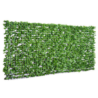 Artificial Hedge Privacy Screen, UV Protected Privacy Screen, Green Balcony Privacy Screen, Fence Privacy Screen with Leaves, Hedge Fence, Wall Artificial 300 x 150 cm for Garden Wedding