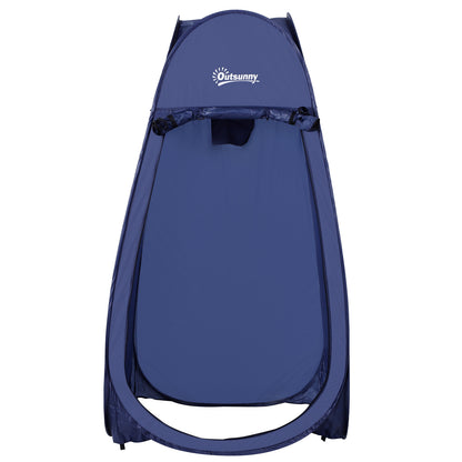 Pop Up Shower Tent Instant Pop Up Camping Tent with UV Protection Waterproof Roof and Carry Handle for Camping Cycling Bath Shower Beach 100x100x185 cm Blue Turquoise