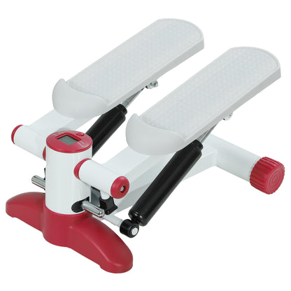 SPORTNOW Stepper, mini stepper, with LCD monitor, oversized non-slip pedals, fitness stepper for home exercise, gray