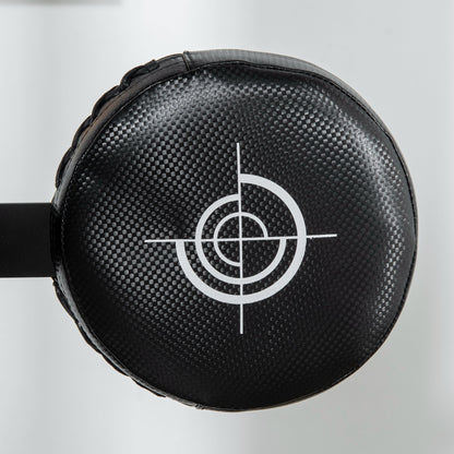 SPORTNOW Punching Bag, Boxing Stand with Punching Ball, Reflex Bar, 1.63-2.05m Height Adjustable Stand Box Ball with Mitt, Stand Boxing Trainer for Boxing, HDPE, Synthetic Leather