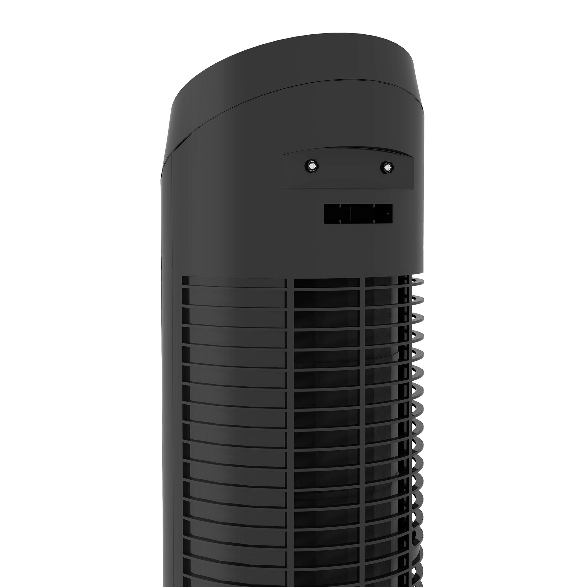 45W Tower Fan Quiet Vertical Fan with 3 Speeds 70° Oscillation for Living Room Bedroom Office Ø27x75 cm Black