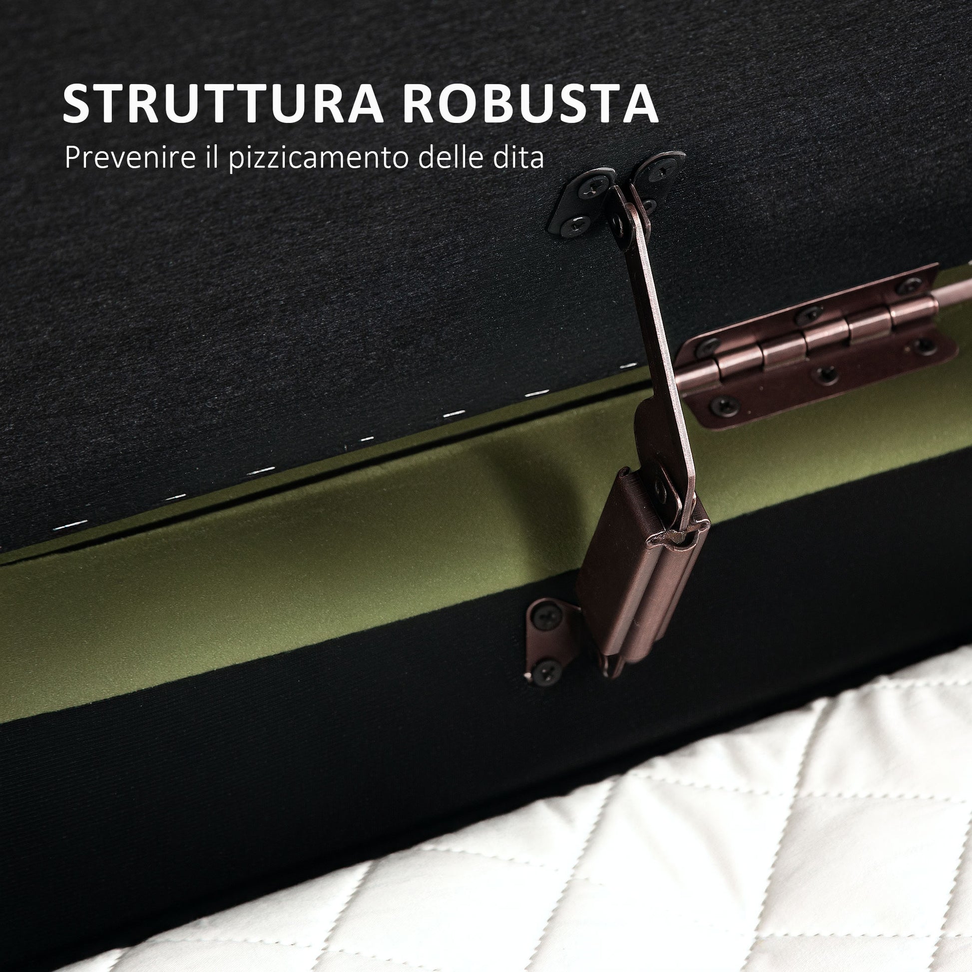 Oval Storage Bench 72L with Lift-Up Lid and Fluted Design, Modern Velvet Fabric and Pine Wood Bench, 108x44x43.5cm, Dark Green