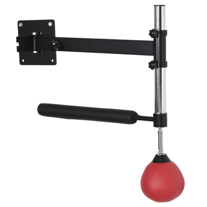 boxing frame boxing training wall mount adjustable height with rotating reflex bar speedball foldable for adults and teenagers