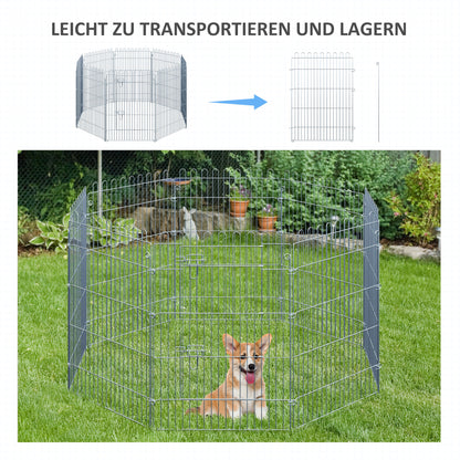 Playpen Puppy Playpen Puppy Fence Playpen Puppy Gate for Animals 8-part B63 x H91 cm
