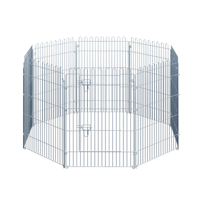 Playpen Puppy Playpen Puppy Fence Playpen Puppy Gate for Animals 8-part B63 x H91 cm