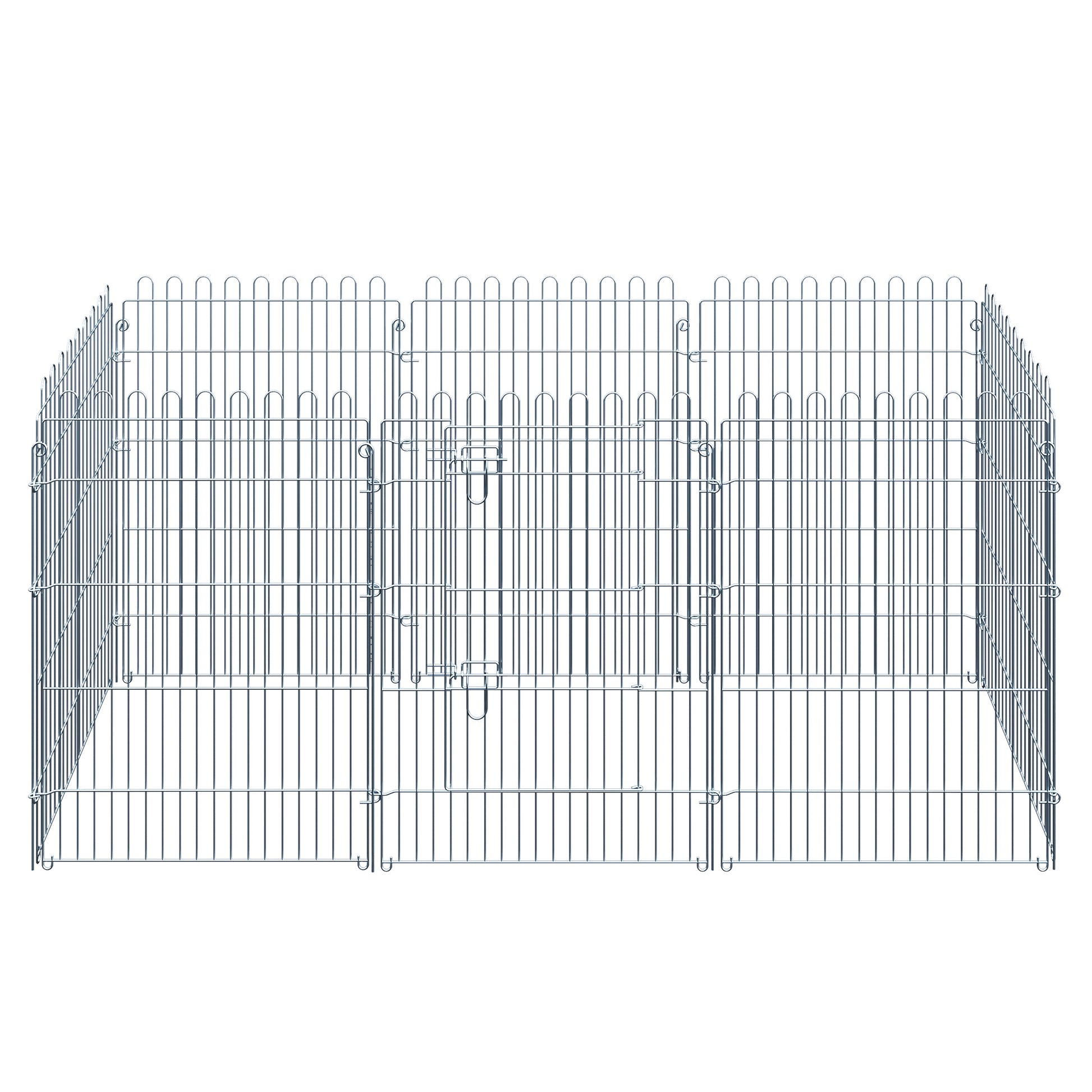 Playpen Puppy Playpen Puppy Fence Playpen Puppy Gate for Animals 8-part B63 x H91 cm