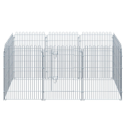 Playpen Puppy Playpen Puppy Fence Playpen Puppy Gate for Animals 8-part B63 x H91 cm