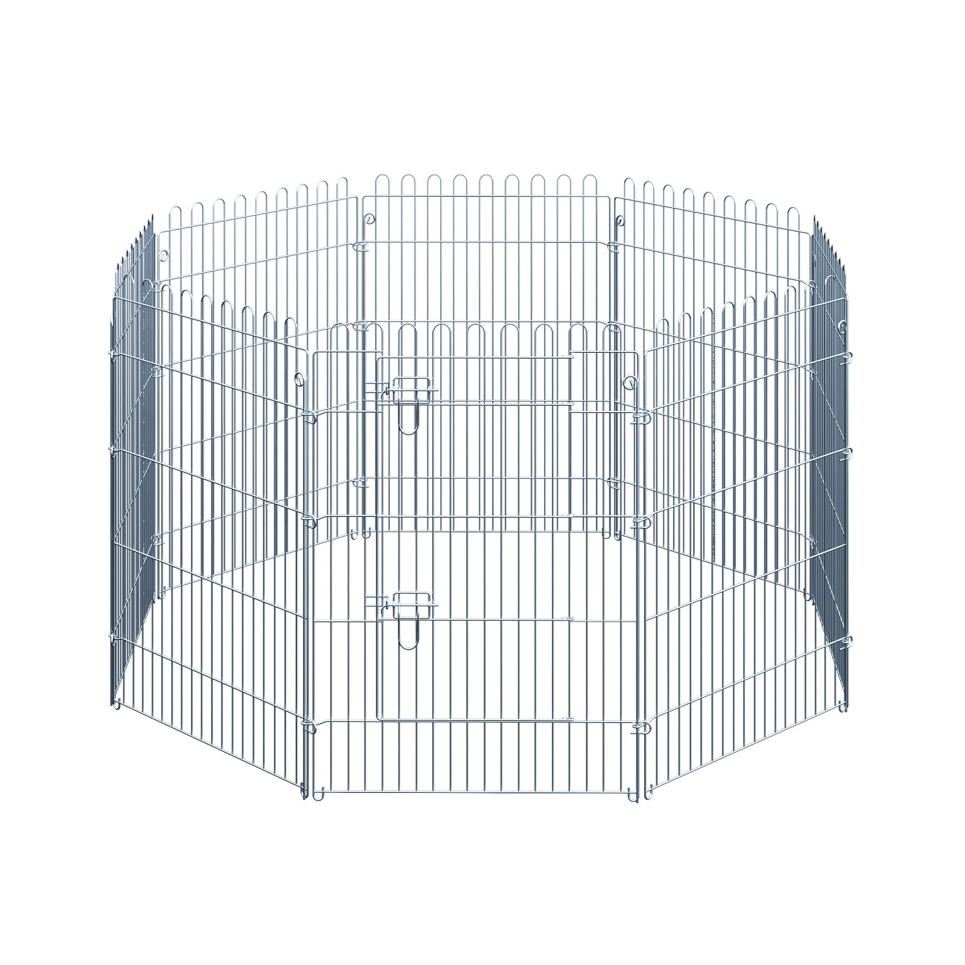 Playpen Puppy Playpen Puppy Fence Playpen Puppy Gate for Animals 8-part B63 x H91 cm