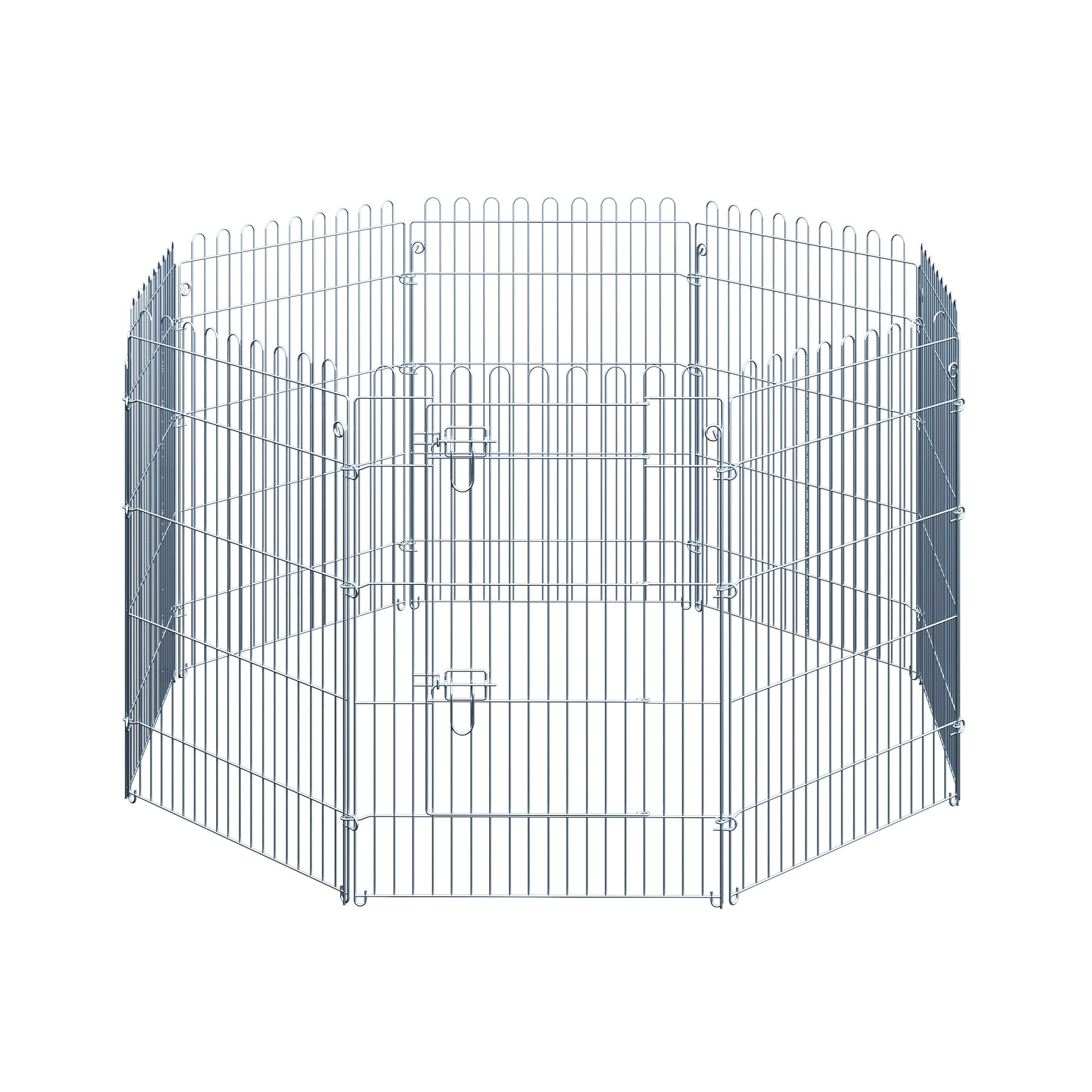 Playpen Puppy Playpen Puppy Fence Playpen Puppy Gate for Animals 8-part B63 x H91 cm