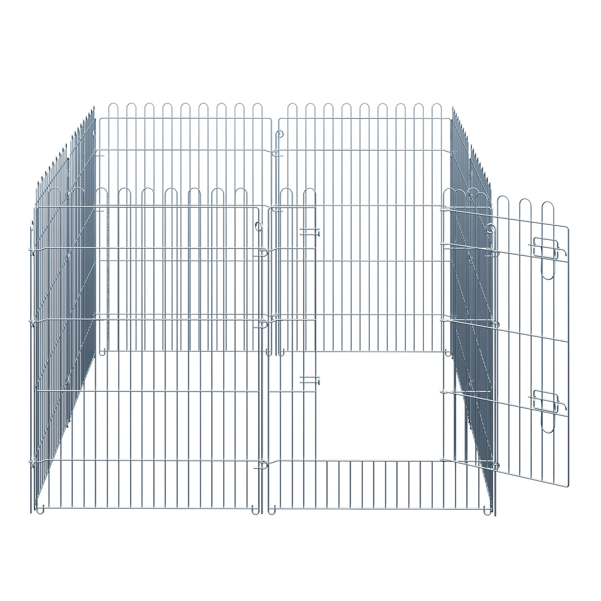 Playpen Puppy Playpen Puppy Fence Playpen Puppy Gate for Animals 8-part B63 x H91 cm