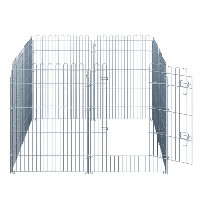Playpen Puppy Playpen Puppy Fence Playpen Puppy Gate for Animals 8-part B63 x H91 cm