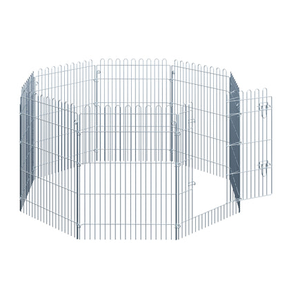 Playpen Puppy Playpen Puppy Fence Playpen Puppy Gate for Animals 8-part B63 x H91 cm